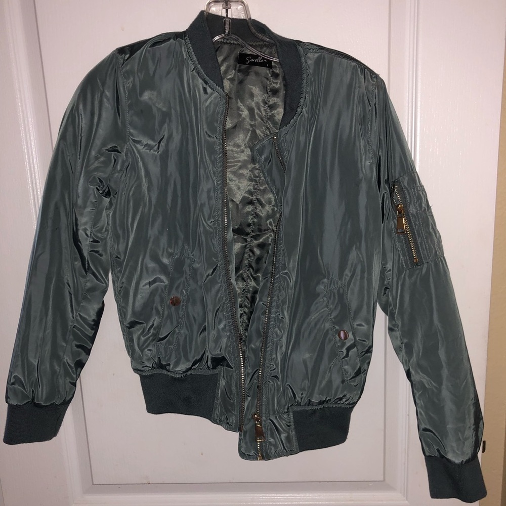 Navy Blur Flight/Bomber Jacket